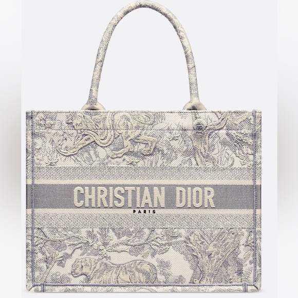 ❤️Coming Soon❤️ Dior Medium Book Tote. Toile Du Jour, EUC - Picture 1 of 1